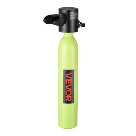 Mini Scuba Tank, 0.5L Portable Diving Tank for Underwater Breathing, Reusable Lung Diving Cylinder up to 10 Minutes Dive Time (Inflation Tool: Manual Pump)